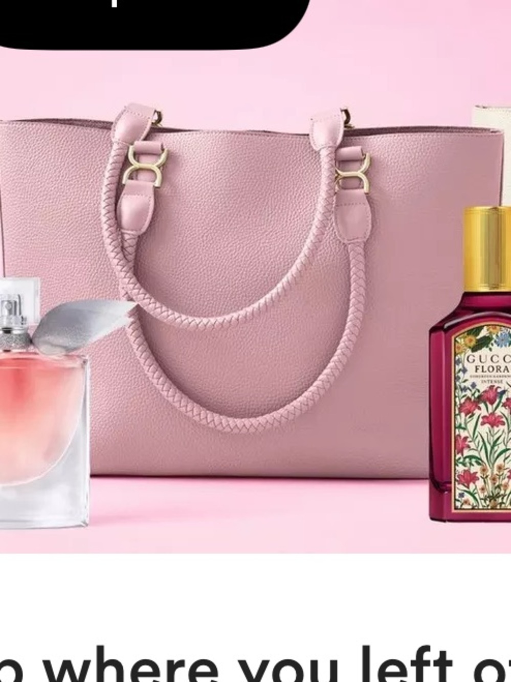 Ulta Pink Tote with Braided Top Handles (Mothers Day Special Edition) - Picture 2 of 3